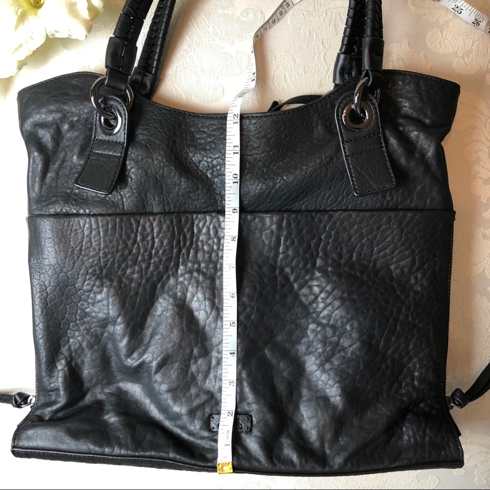 Vince Camuto Black Shoulder Bag Tote - Picture 14 of 16